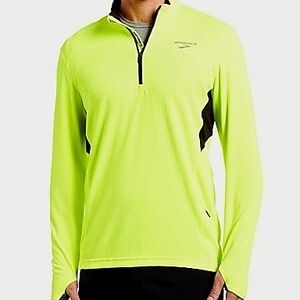 *SOLD* Brooks Podium II 1/2 Zip Top (Men's Small, Nightlife) Neon 🏷️ NWT!